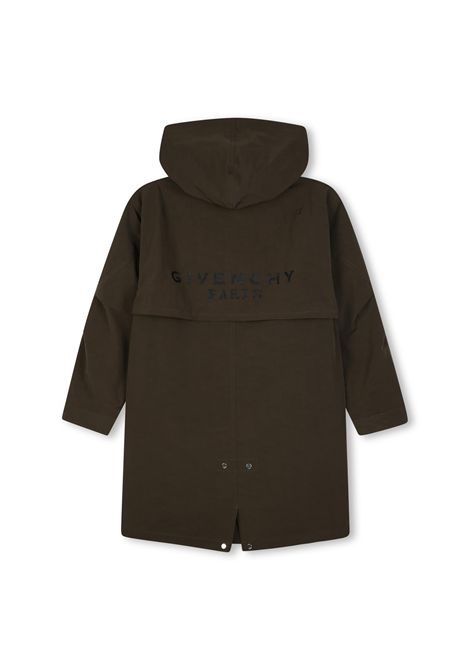 Cappotto con cappuccio GIVENCHY KIDS | H31404653